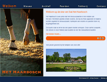 Tablet Screenshot of hethaarbosch.nl